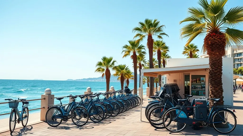 Location de vélo à Nice : 5 stations pour rouler sur la Promenade