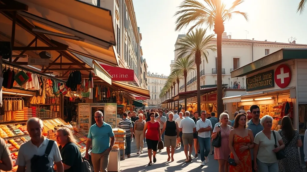 Marchés d’artisans près de la Promenade des Anglais à Nice : où trouver l’artisanat local
