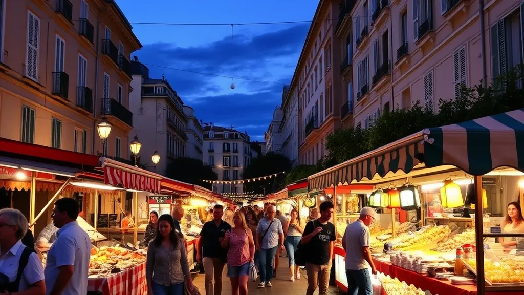Marchés nocturnes à Vieux Nice : horaires, ambiance et bonnes adresses