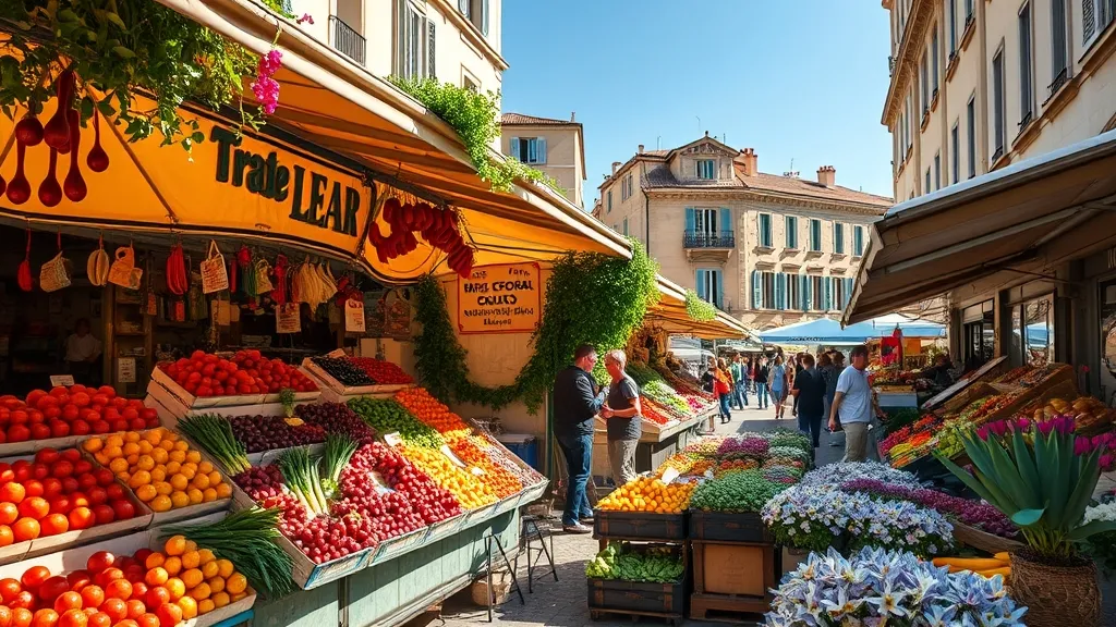 Les marchés provençaux de Nice : traditions et saveurs locales
